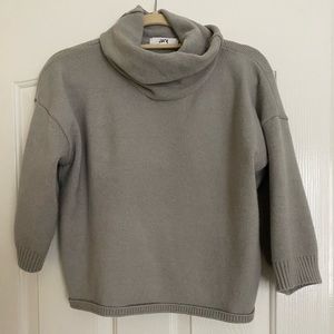 Jack by BB Dakota Gray Cowl Neck Sweater